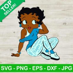 Philadelphia Eagles Betty Boop Girl SVG, Philadelphia Eagles SVG, Betty Boop SVG