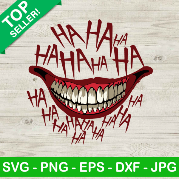 Joker Smile SVG