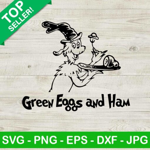 Green eggs and ham SVG