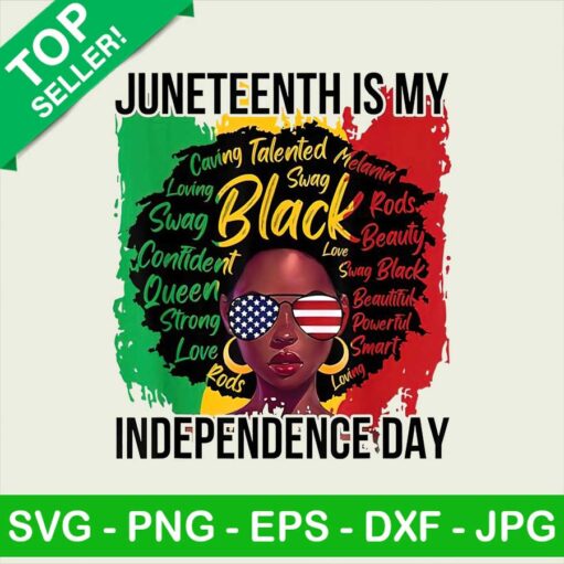 Juneteenth is my independence day PNG