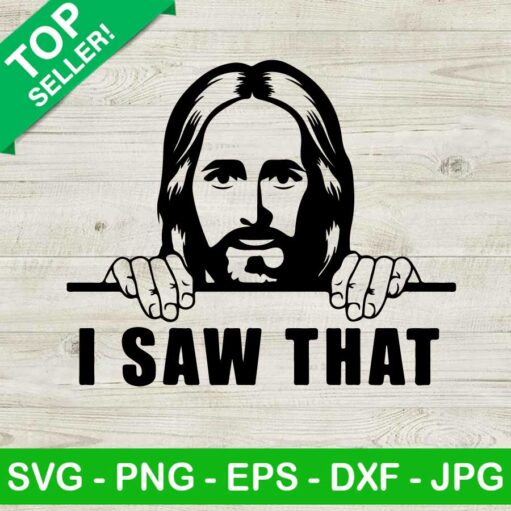 Peeking Jesus SVG