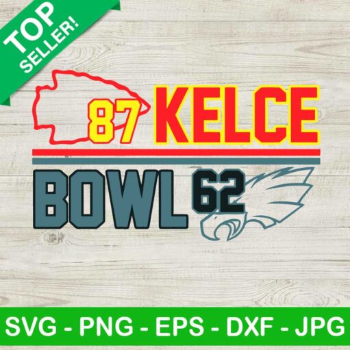 Kelce Bowl Chiefs Svg