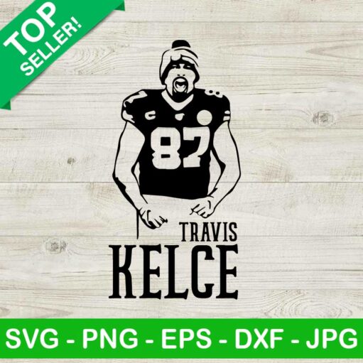 Travis Kelce Kansas City Chiefs SVG