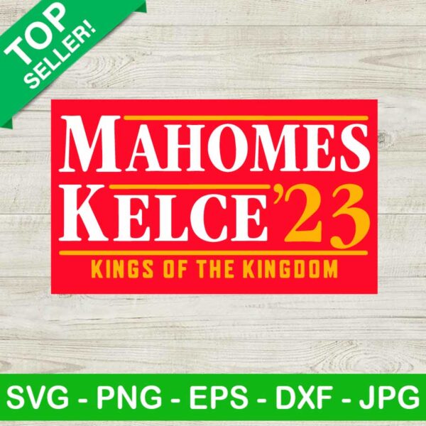 Mahomes kelce 23 SVG