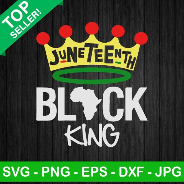 Juneteenth Black King SVG