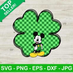 Mickey Mouse Shamrock SVG