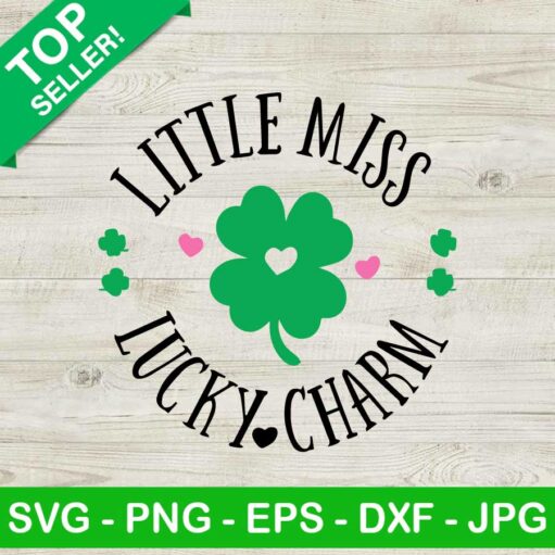 Little Miss Lucky Charm Svg