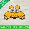The Lorax Face SVG