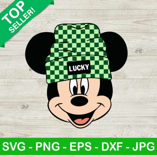 Mickey Mouse Lucky Hat SVG