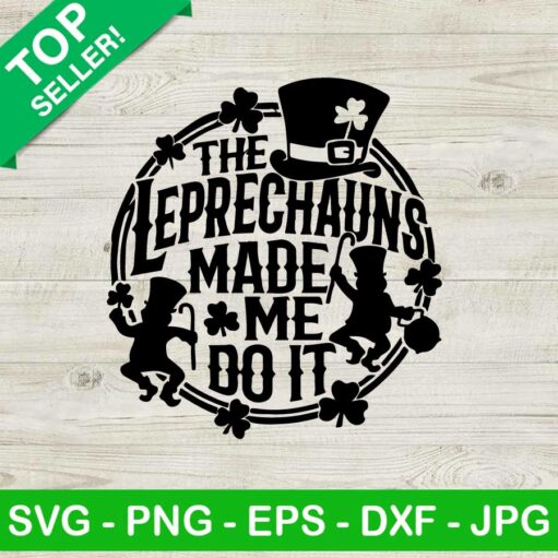 Patrick Day The Leprechauns Svg