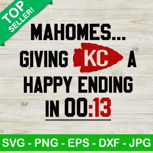 Mahomes Happy Ending SVG