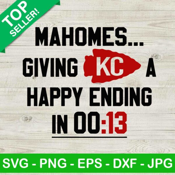 Mahomes Happy Ending SVG
