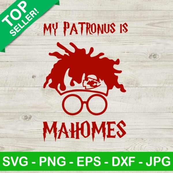 My Patronus Is Mahomes SVG, Patrick Mahomes SVG, Kansas City Chiefs SVG