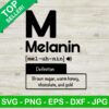 Melanin Definition SVG