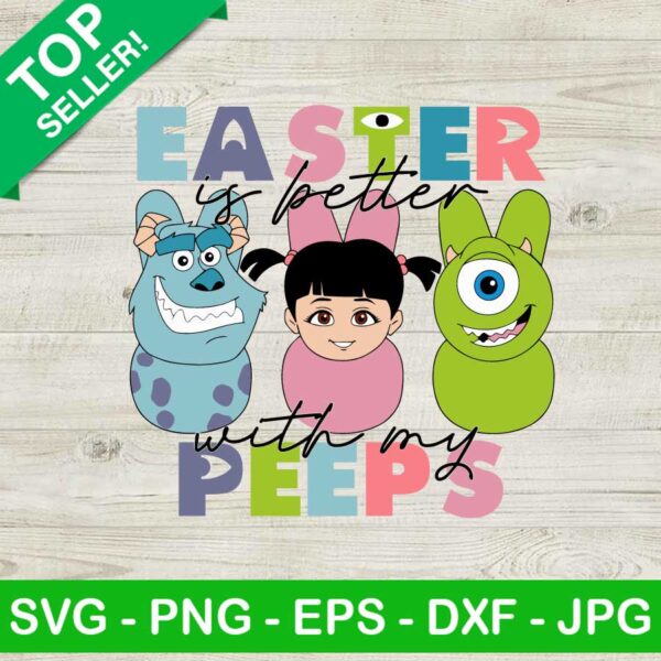 Monster Inc Bunny Peeps SVG