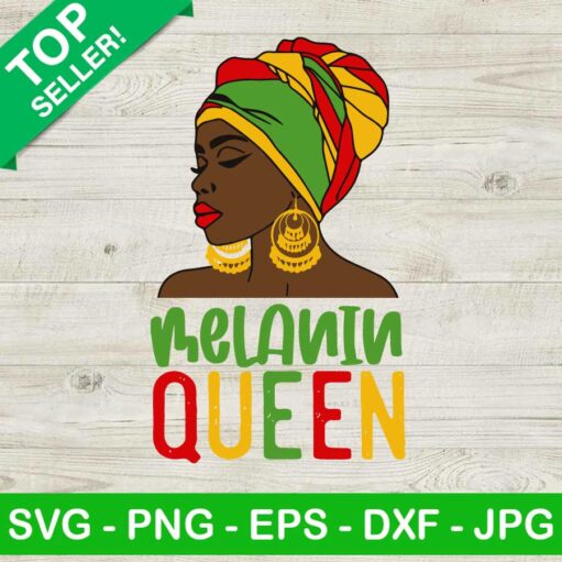 Melanin Queen SVG