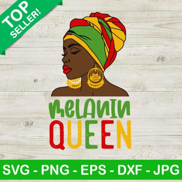 Melanin Queen SVG