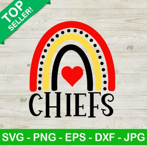 Kansas City Chiefs Rainbow Svg