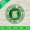 Official Irish Drinking Team SVG