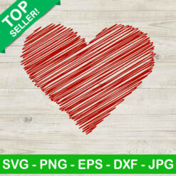 Scribble Heart SVG