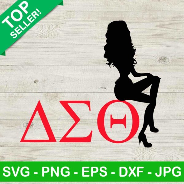 Delta Sigma Theta Girl SVG