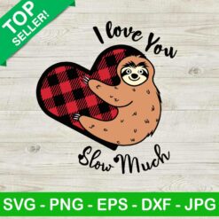 Valentine Sloth SVG