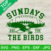 Sundays are for the Birds football SVG