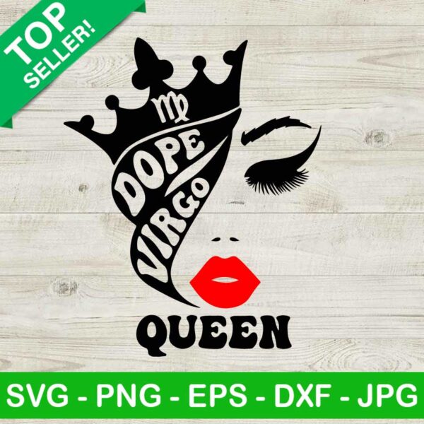 Dope Virgo Queen SVG