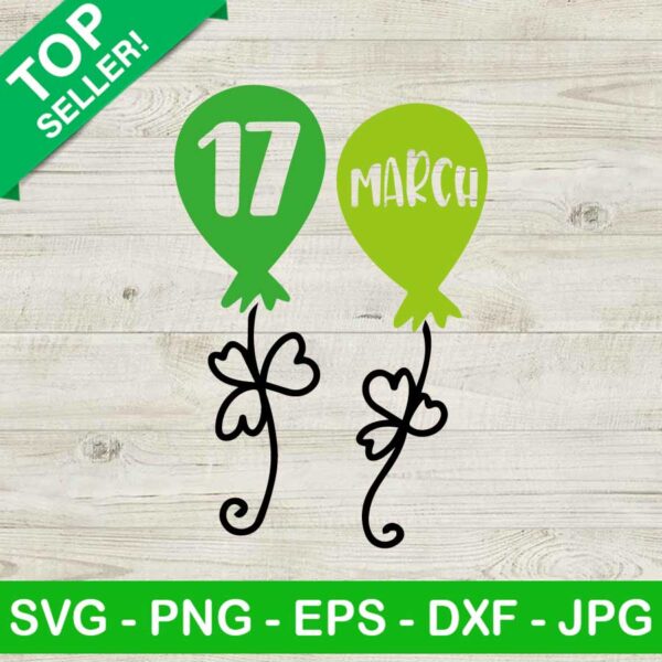 17 March St Patricks Day SVG