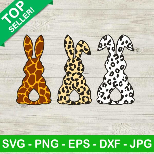 Leopard Easter Bunny SVG