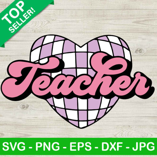 Retro Teacher SVG