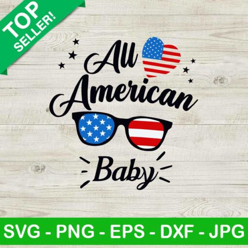 All American Baby Svg