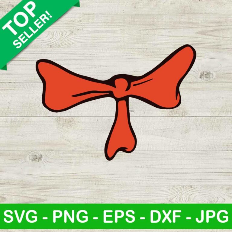 Dr Seuss Bow Tie SVG, Cat In The Hat SVG, Dr Seuss Day SVG, Dr Seuss ...