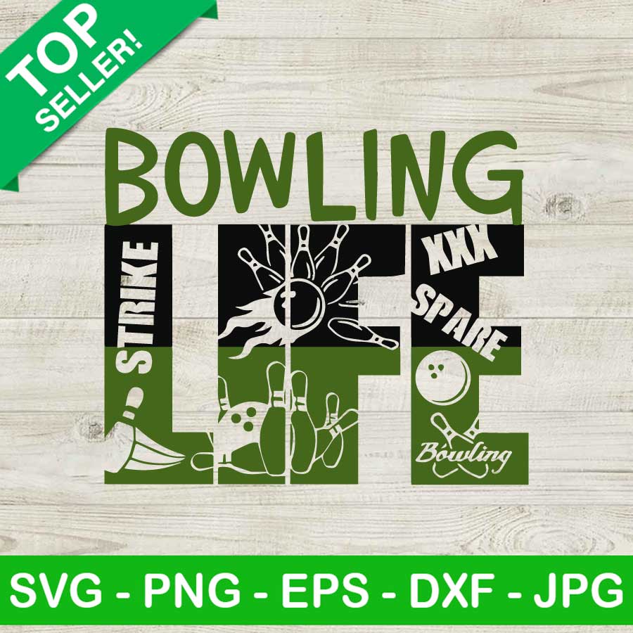 Bowling life SVG, Bowling SVG, Sport SVG