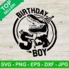 Dinosaur Birthday Boy SVG