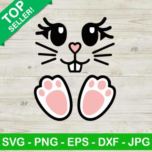 Bunny Face Svg