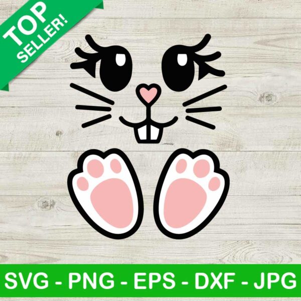 Bunny Face SVG
