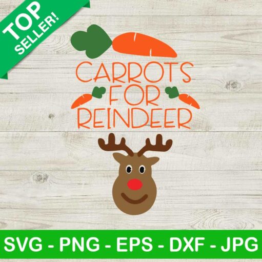 Carrots For Reindeer SVG