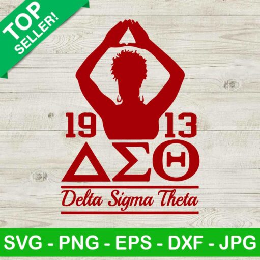 Delta Sigma Theta 1913 Hand Svg