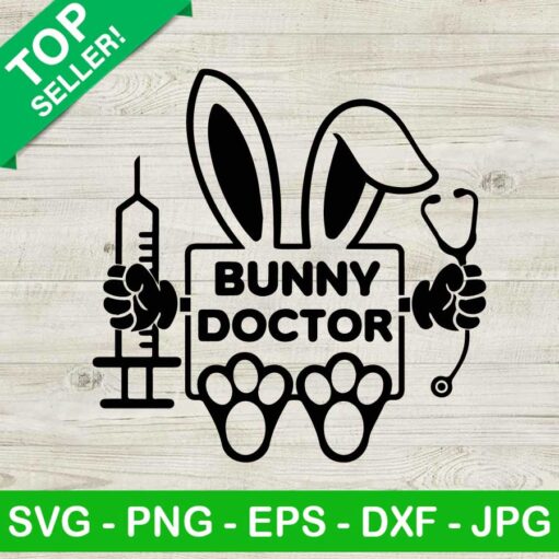 Bunny Doctor Svg