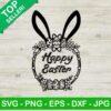 Happy Easter Wreath Svg