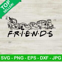 Lightning McQueen Car Friends SVG