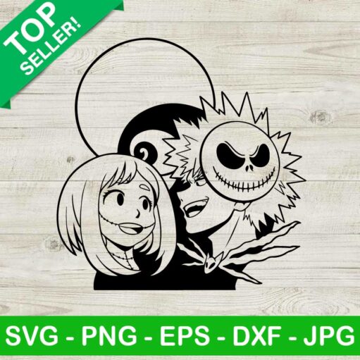 My Hero Academia Jack Skellington SVG