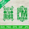 Kiss Me I'm Irish SVG