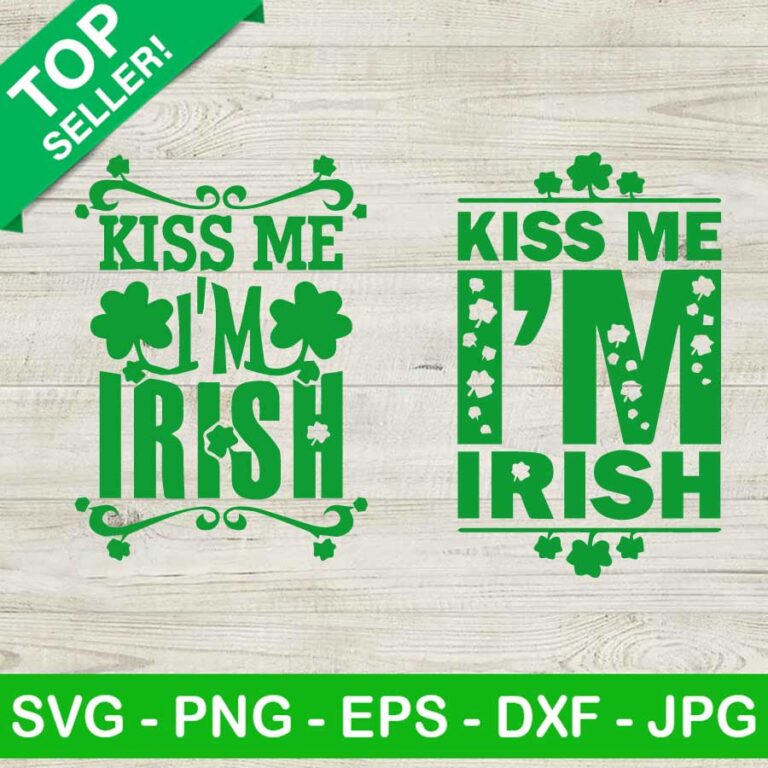 Kiss Me For Luck SVG, St Patricks Day SVG, Lucky SVG, Irish SVG