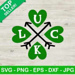 Crossed Luck Arrow SVG