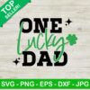 One Lucky Dad Svg