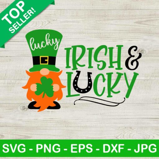Gnome Irish And Lucky SVG
