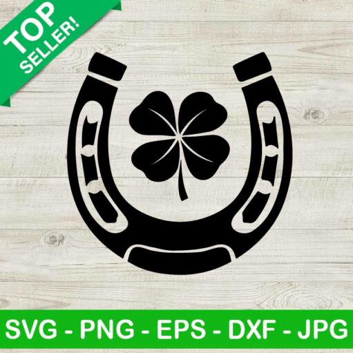 Lucky Horseshoe SVG, St Patricks Day SVG, Horseshoe With SVG
