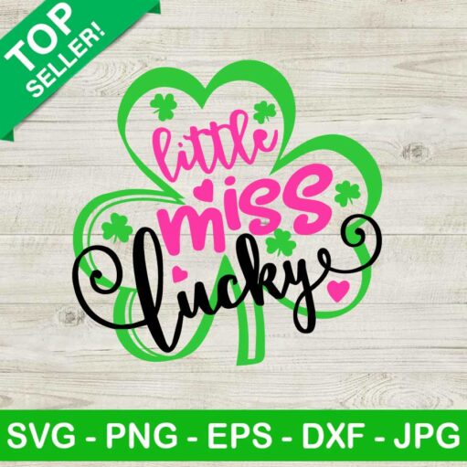 Little Miss Lucky SVG